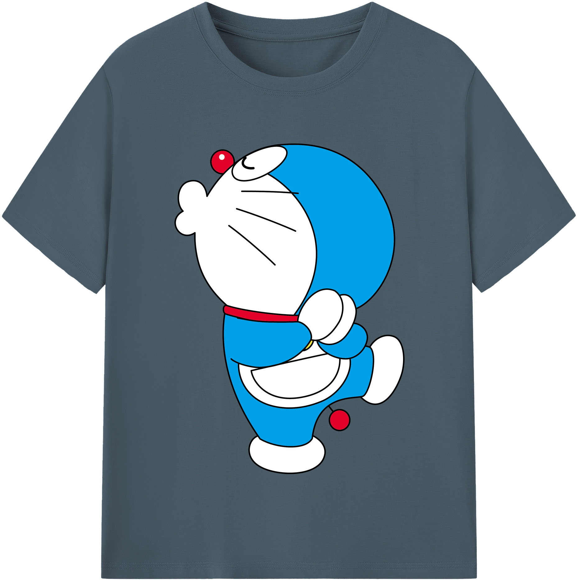 （画像用） ドラえもん Doraemon 綿100％半袖Tシャツ（フロントプリント）
